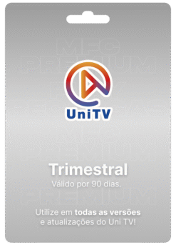 Gift card UNITV- TRIMESTRAL